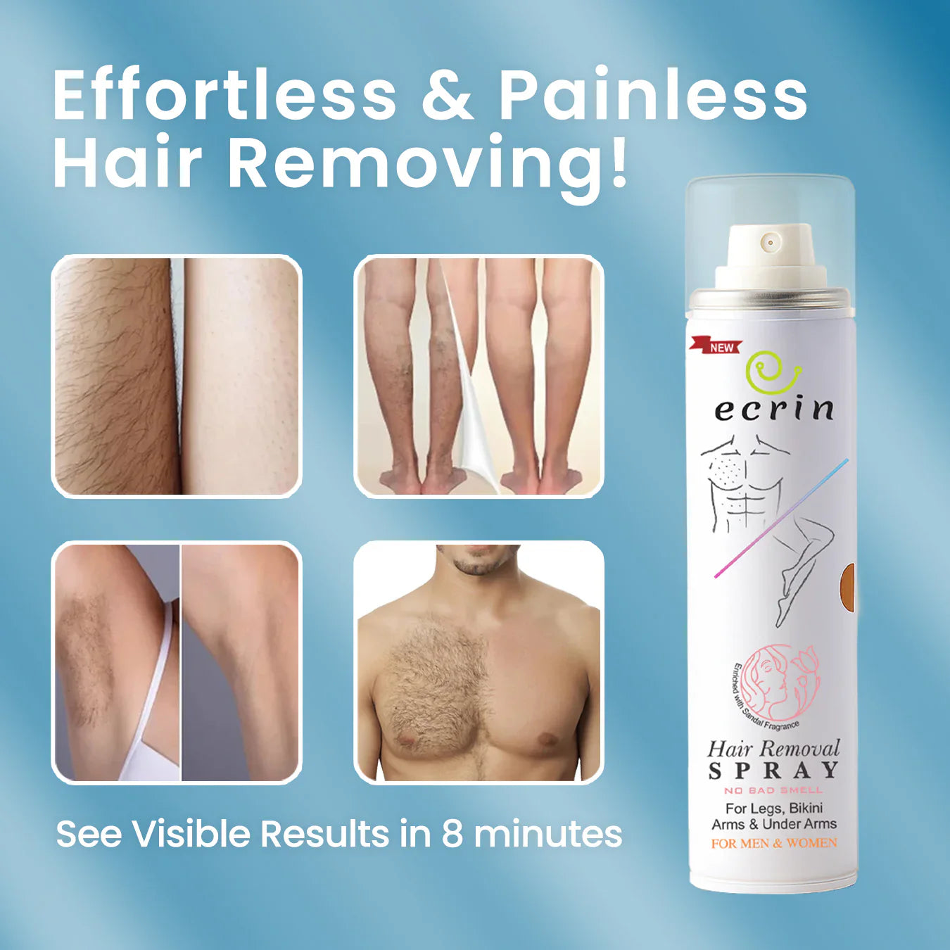 ECRIN HAIR REMOVER SPRAY – THE ORIGINAL