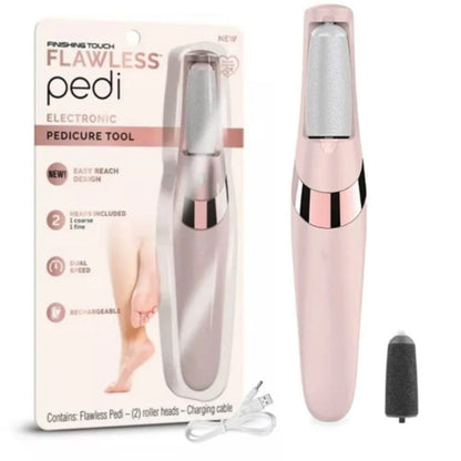 Electric Foot Callus Remover Pedicure - Flawless Pedi Rechargeable Tool File