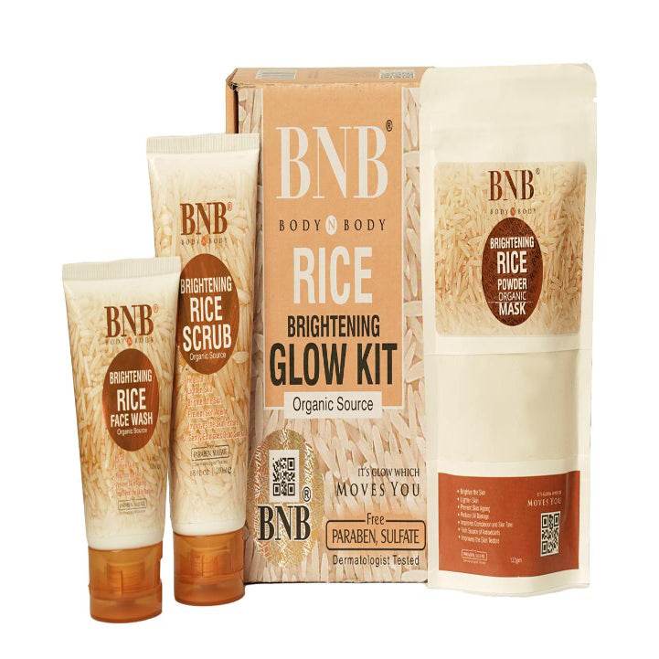 BNB RICE EXTRACT BRIGHT & GLOW KIT