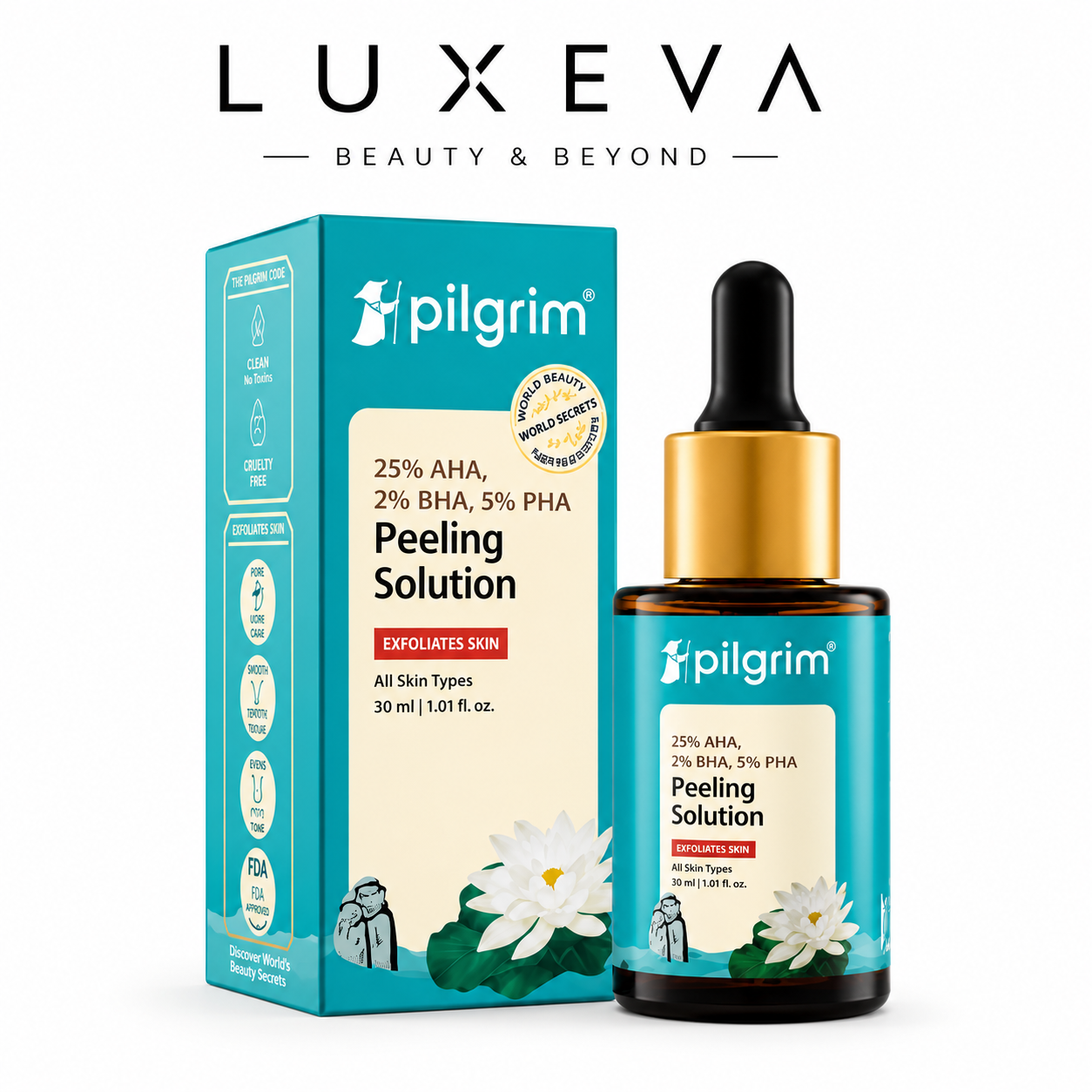 25% AHA, 2% BHA, 5% PHA Peeling Solution