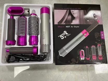5-in-1 Hair Styler &amp; Volumizer – Dry, Curl, Straighten &amp; Volumize with One Tool