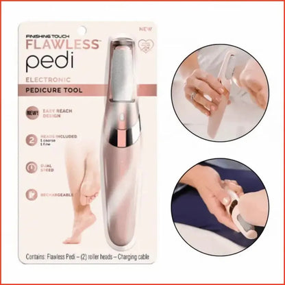 Electric Foot Callus Remover Pedicure - Flawless Pedi Rechargeable Tool File