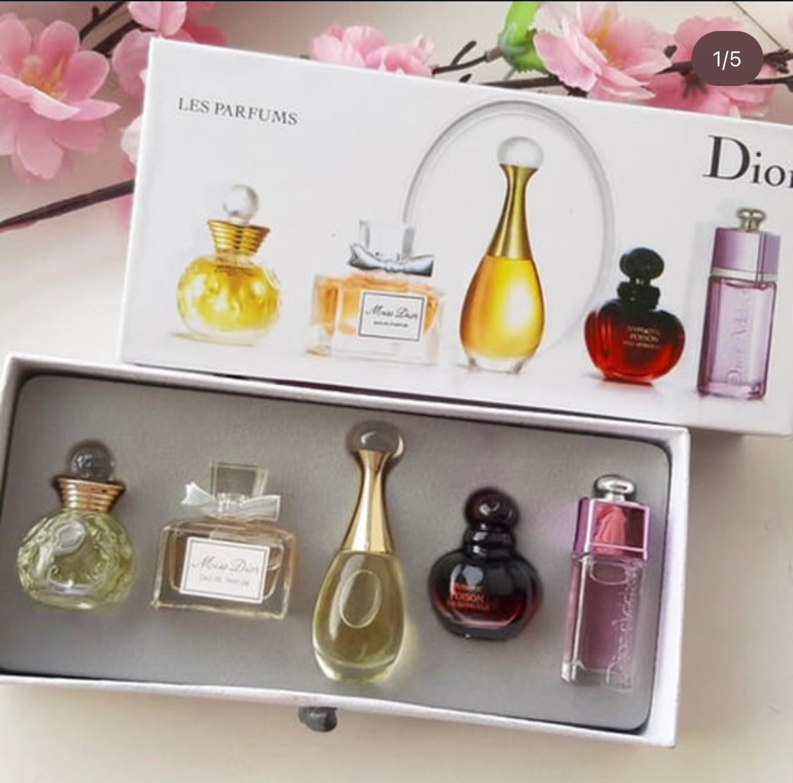 Dior Gift Set of Perfume Mini Fragrances - Original