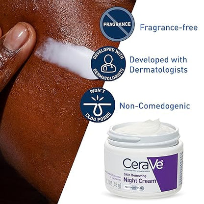 CeraVe Skin Renewing Night Cream - 48g