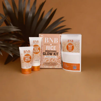 BNB RICE EXTRACT BRIGHT & GLOW KIT