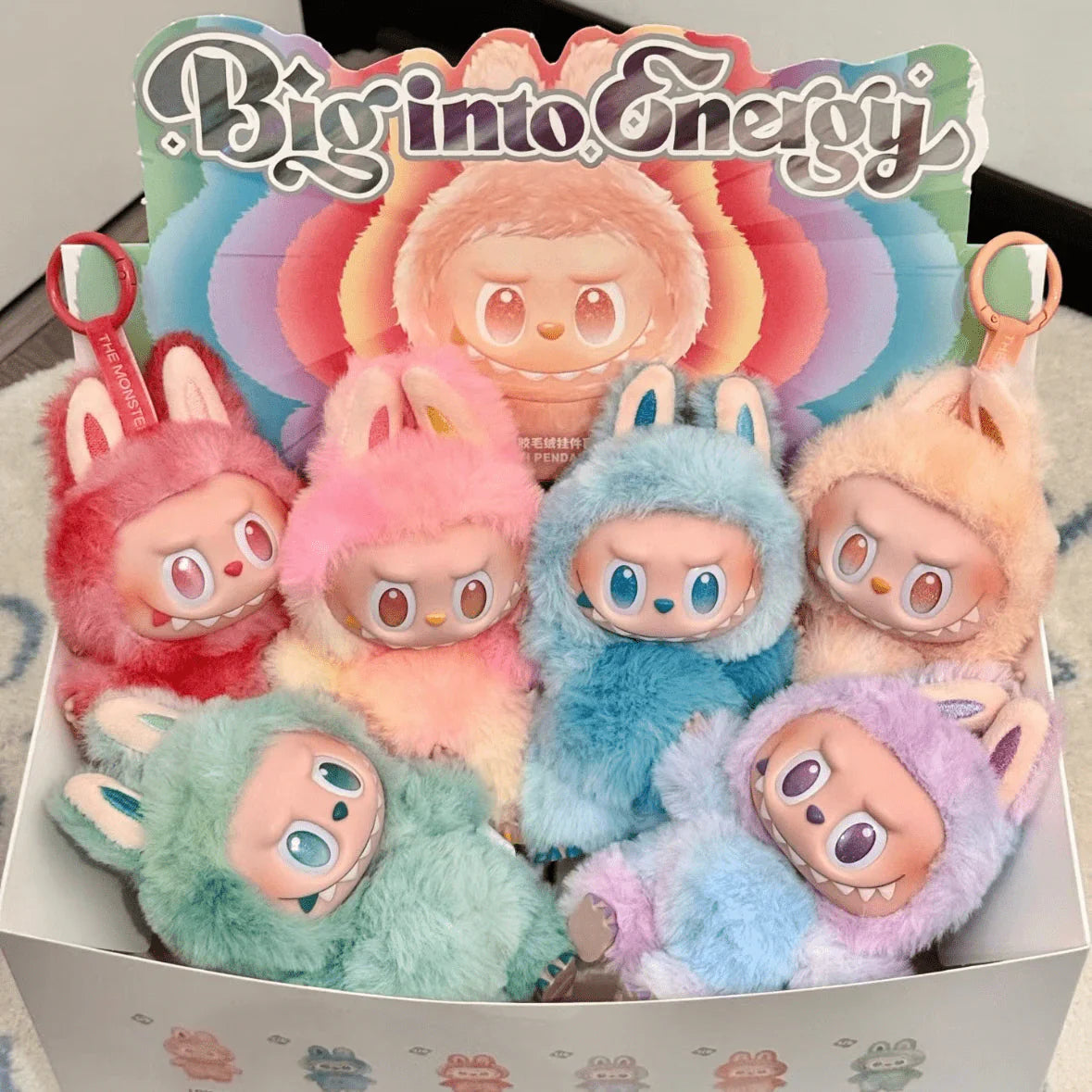 Labubu Big Into Energy Monster Keychain