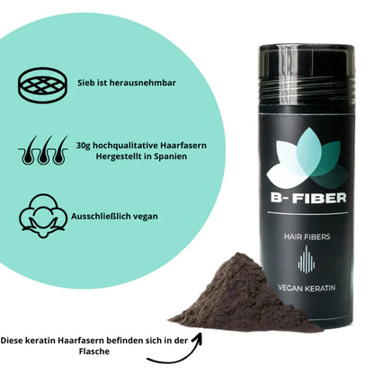 B-Fiber Hair Fiber | For Men & Women - Hair Growth Fiber Concealer
