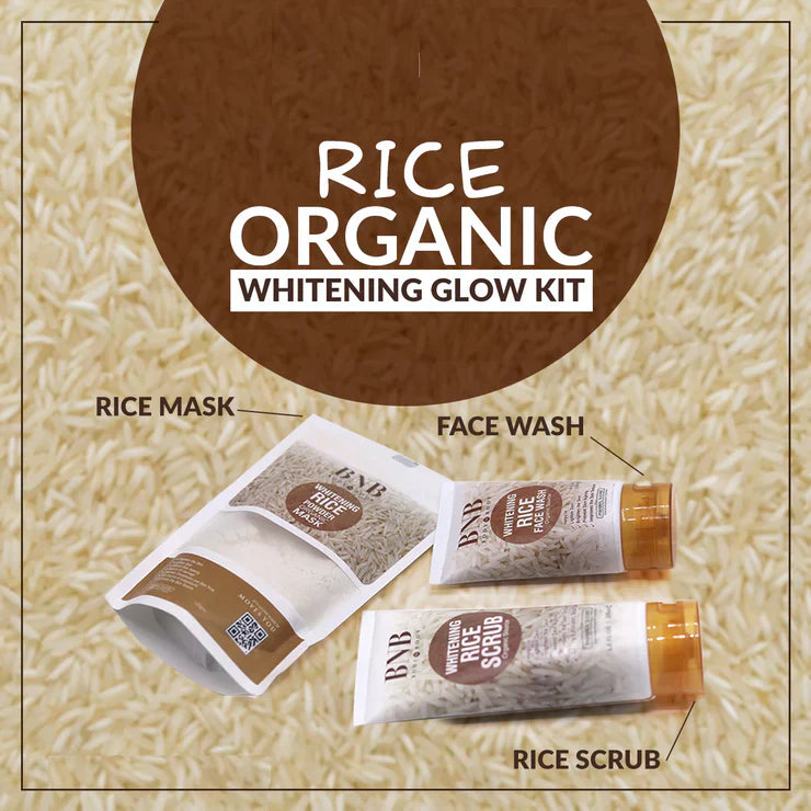 BNB RICE EXTRACT BRIGHT & GLOW KIT