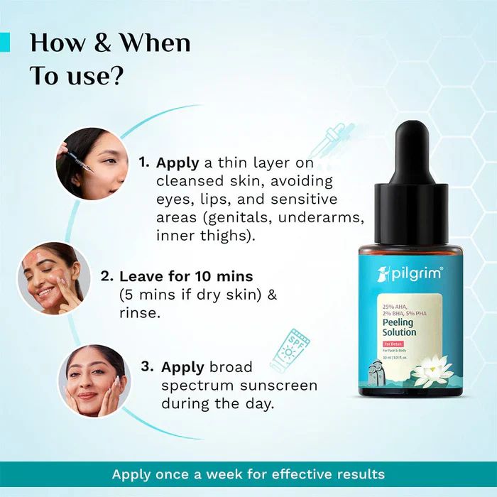 25% AHA, 2% BHA, 5% PHA Peeling Solution