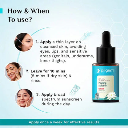 25% AHA, 2% BHA, 5% PHA Peeling Solution