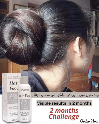 Luxeva Hair Food – 7 Oils in 1 Herbal Hair Nourishing Formula