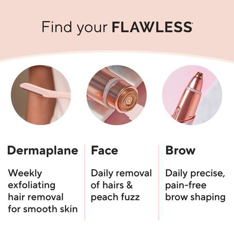 3-in-1 Facial Hair Remover & Eyebrow Trimmer