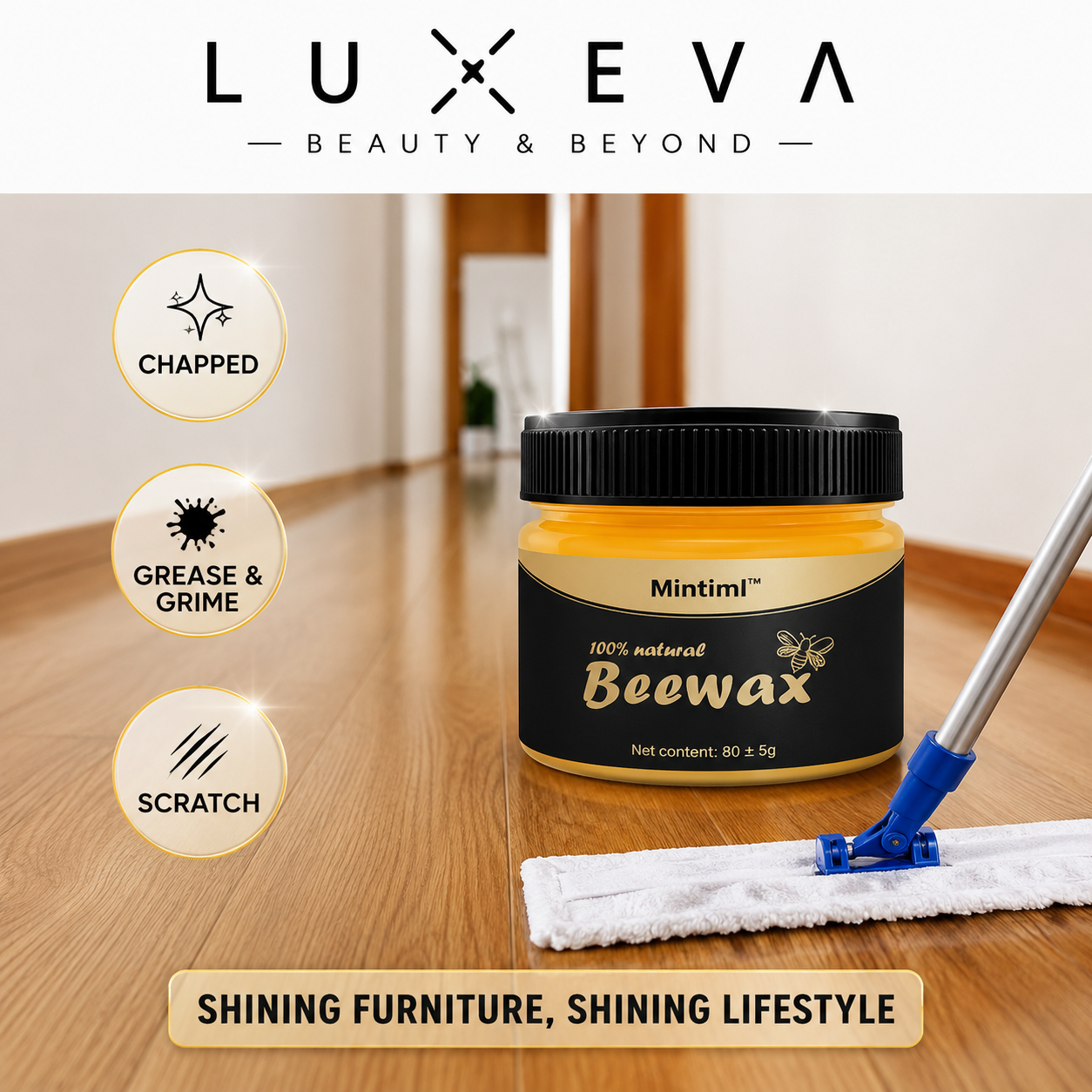 Natural Beeswax Wood Polish & Restorer – Restore, Protect & Shine