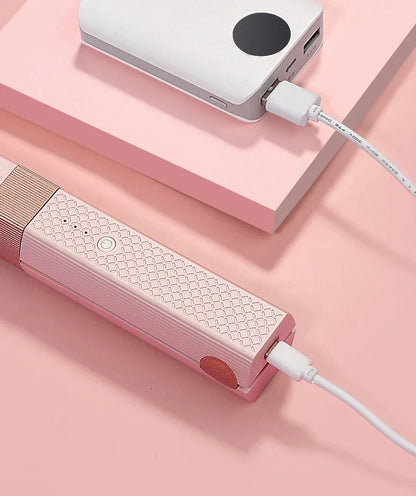 USB Wireless Mini Ceramics Hair Straightener