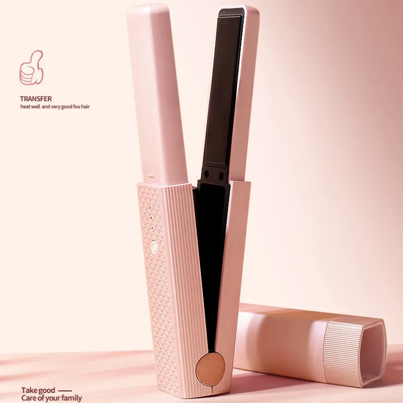 USB Wireless Mini Ceramics Hair Straightener